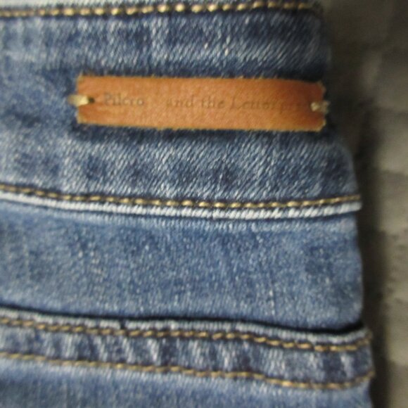 Anthropologie Pilcro Letterpress High Rise Curvy Skinny Jeans 27 - Picture 2 of 14